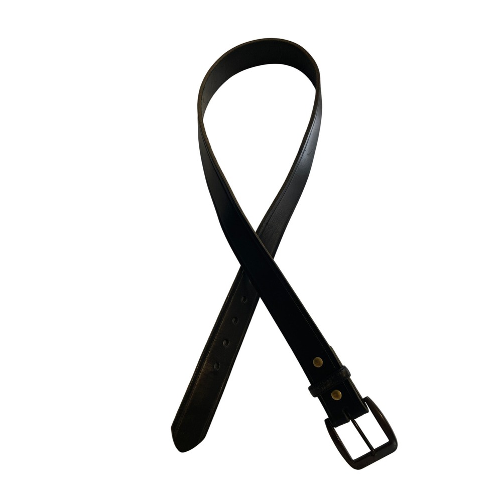 3D Belt Company Mens Black Genuine Leather Belt Made in USA Size 40 D1110